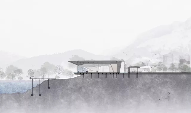 剖面圖，天華建筑設(shè)計
